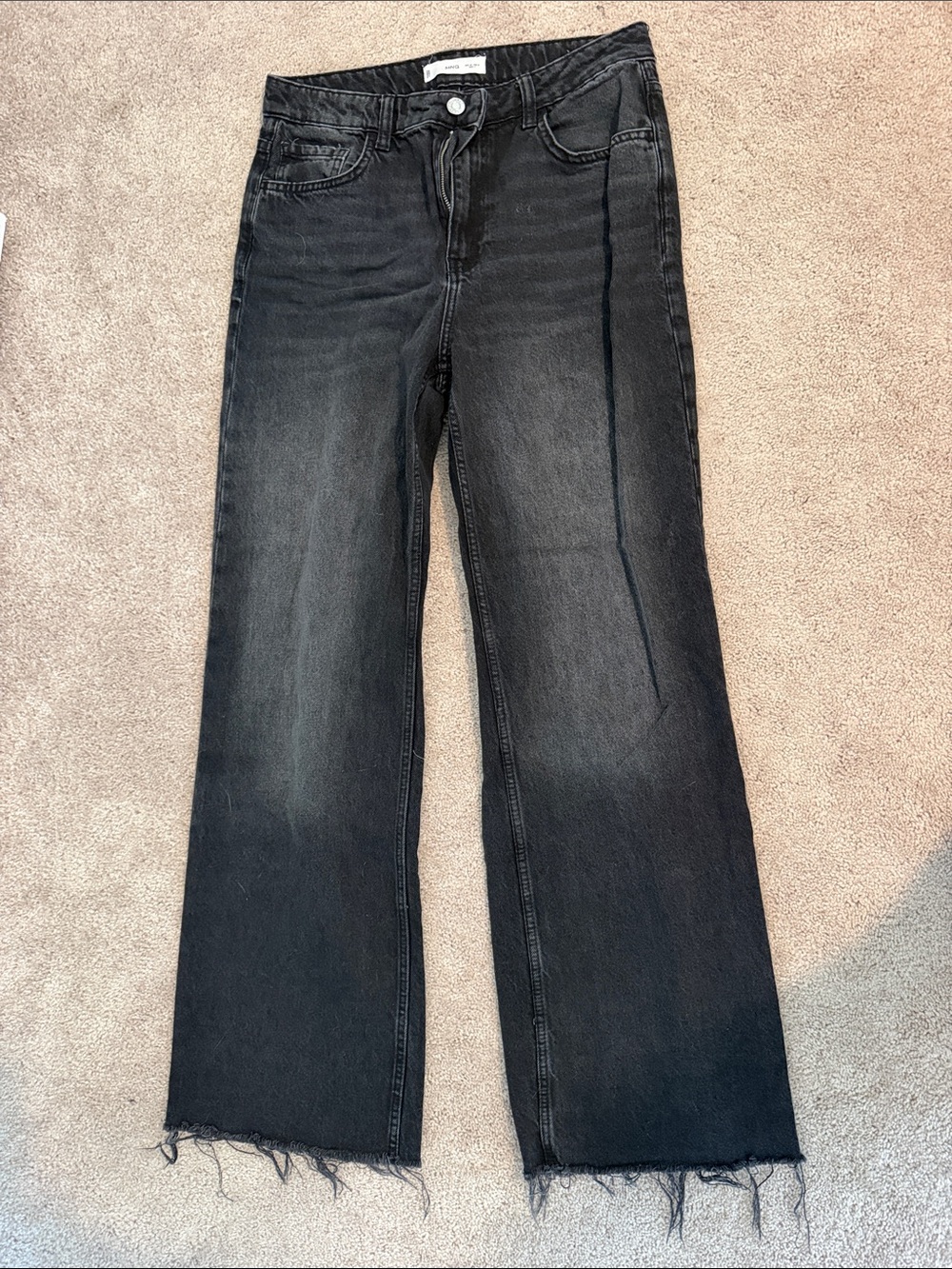 Women's Black Straight-Leg Jeans